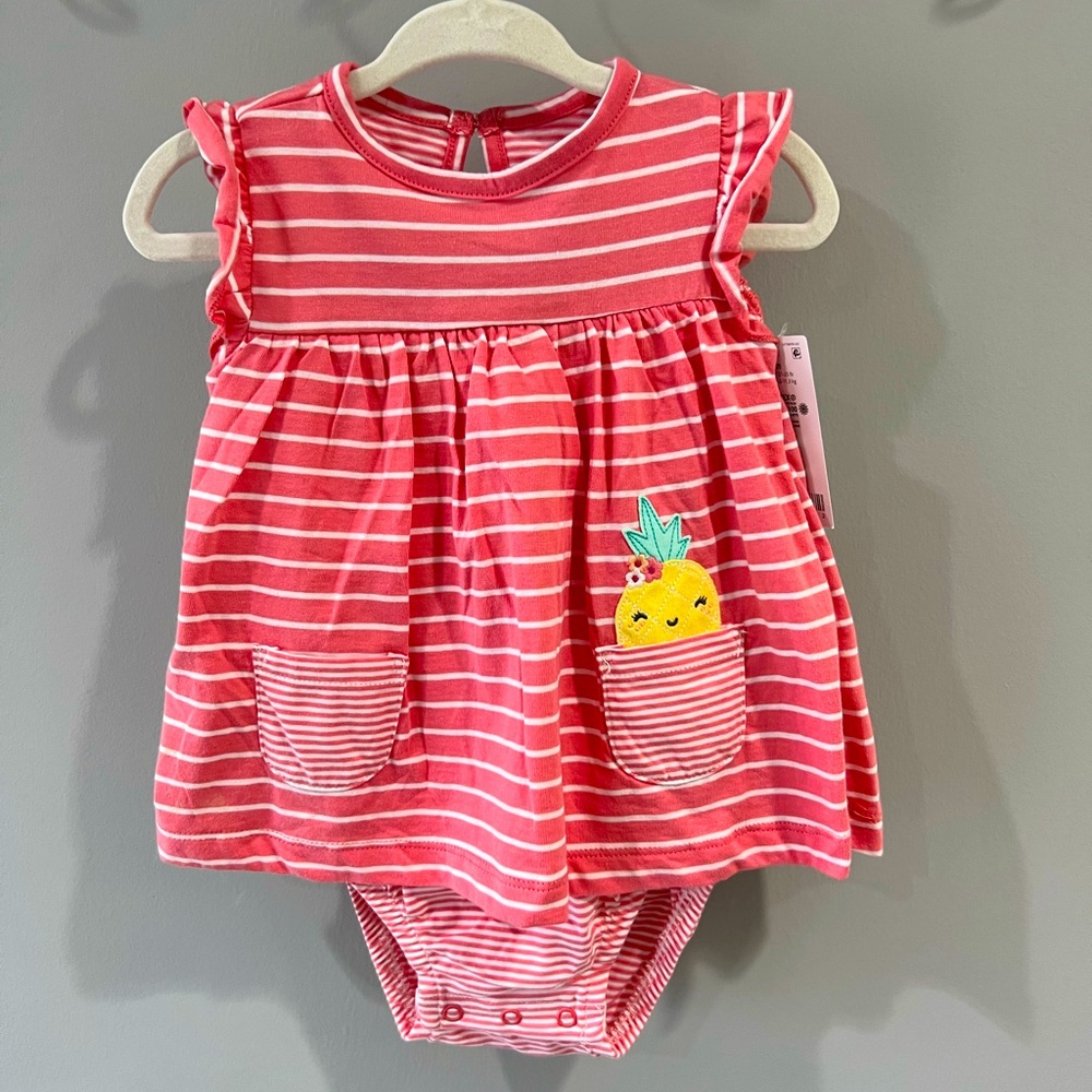 Baby onesie/dress 12 months - BRAND NEW